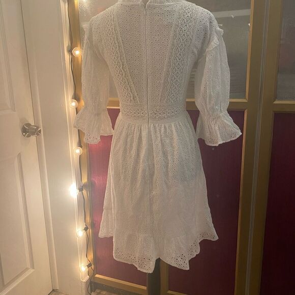 Love Sam Vivienne 100% cotton embroidered dress, XS - Picture 10 of 14